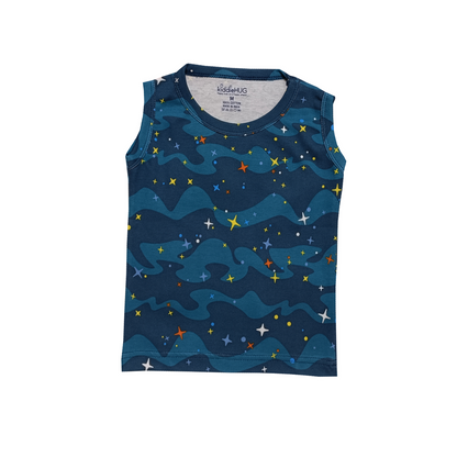 Sleeveless Top & Shorts set - Starry night