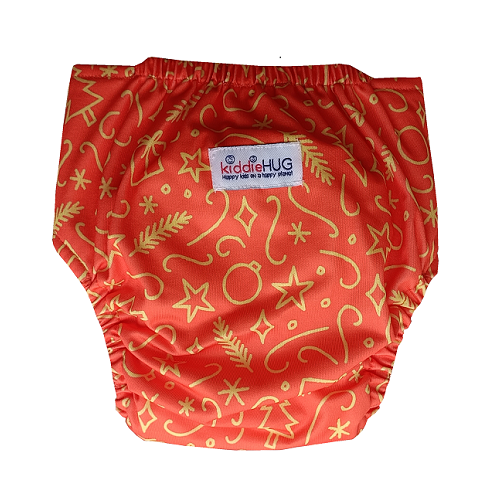 Freesize cloth diaper - Xmas eve  (6kg-17kg) - Day and night usage