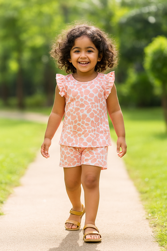 Frill Co-ord set - Little Safari