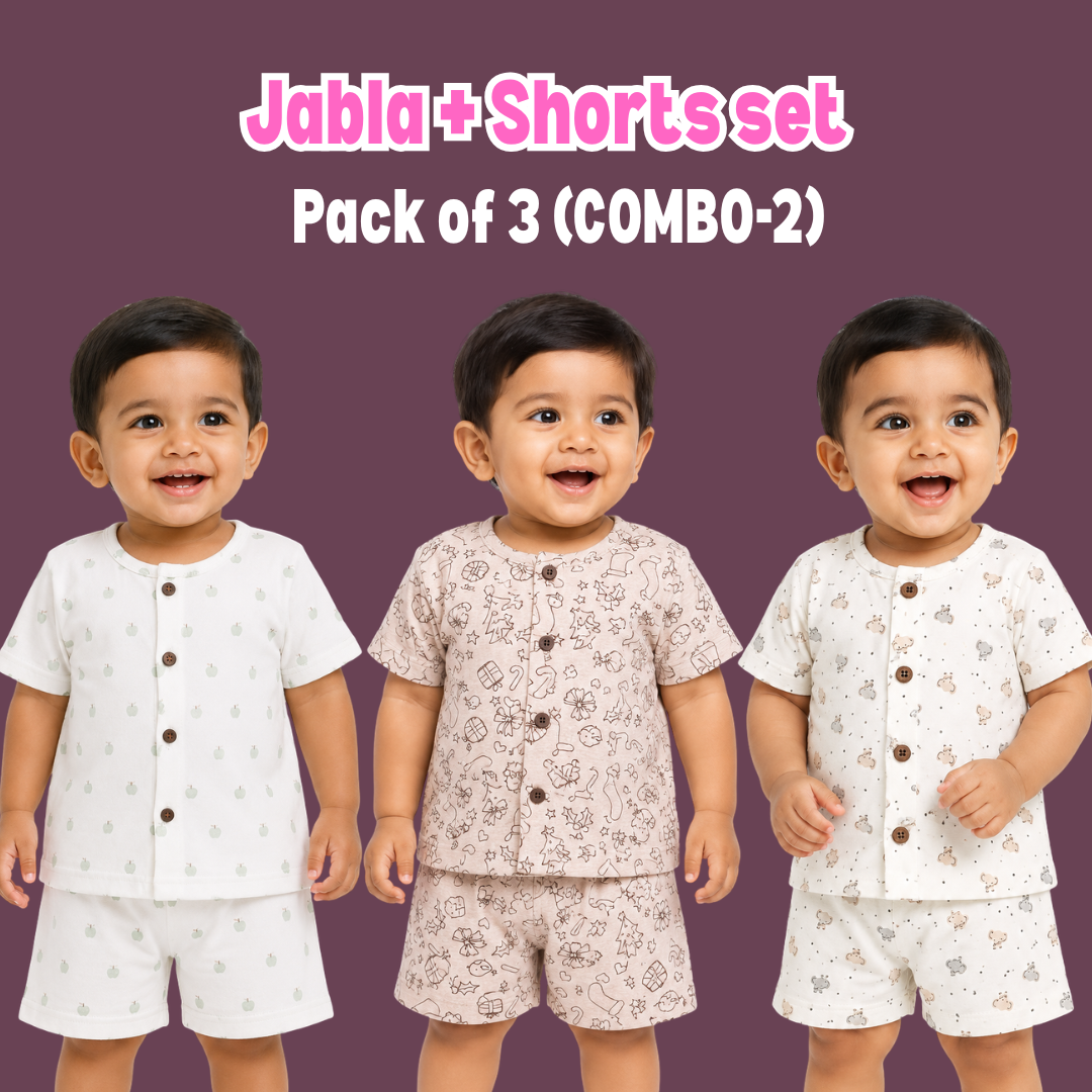 Sleeve Jabla + Shorts set - Combo 2