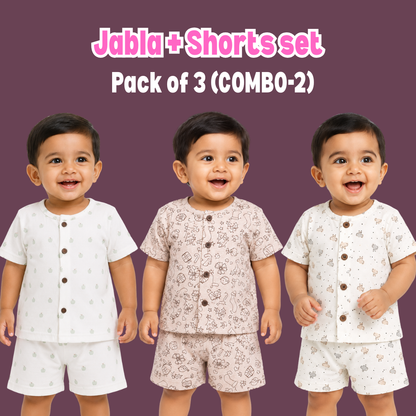 Sleeve Jabla + Shorts set - Combo 2