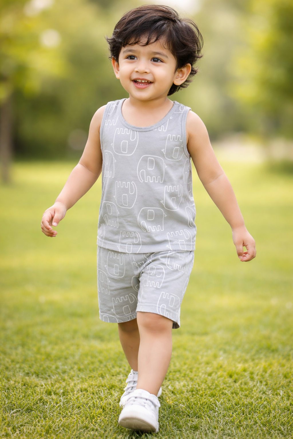 Sleeveless Top & shorts set - Trunky
