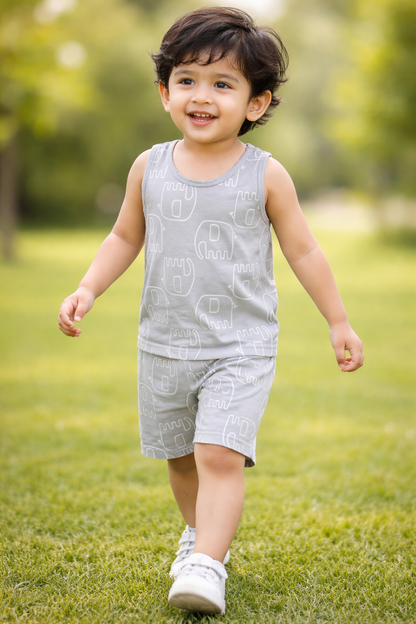 Sleeveless Top & shorts set - Trunky