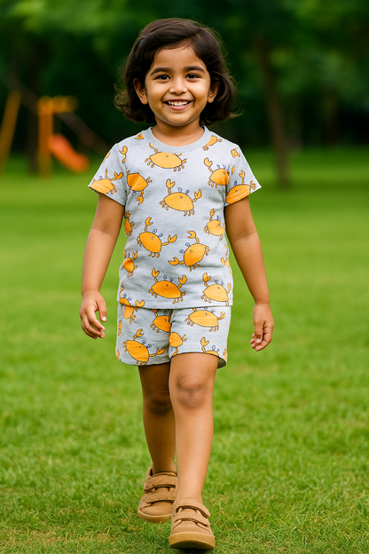 Co-ord set - Crab Orange