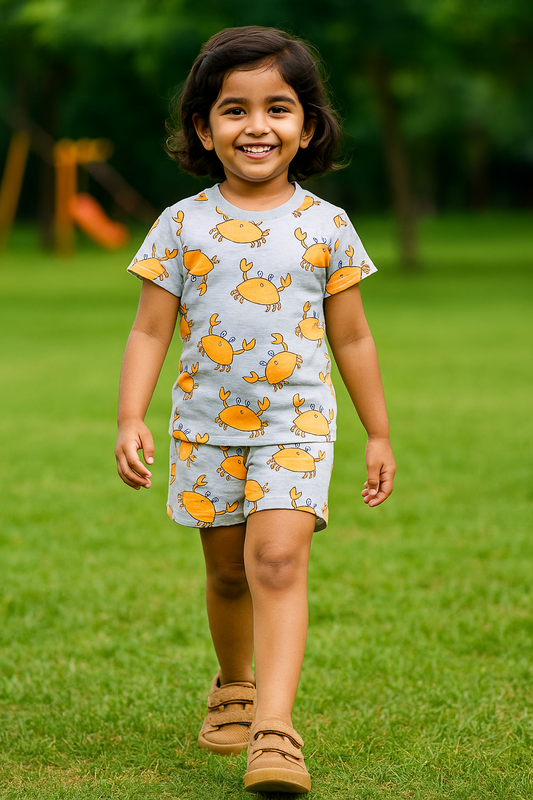 Co-ord set - Crab Orange