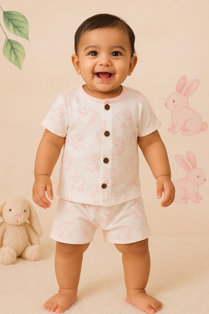 Sleeve Jabla + Shorts set - Rabbit