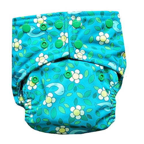 Freesize cloth diaper+Insert  - Cuckoos nest(6kg-17kg) - Day time usage