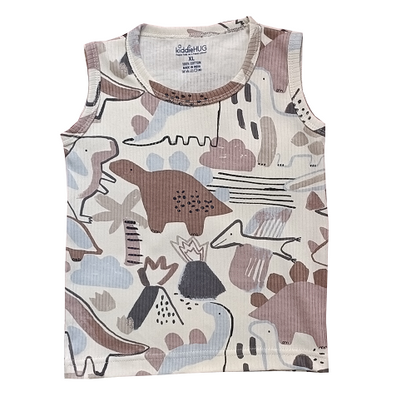 Sleeveless Top & shorts set - Dino