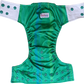 Freesize cloth diaper - Green shades (6kg-17kg) - Day and night usage