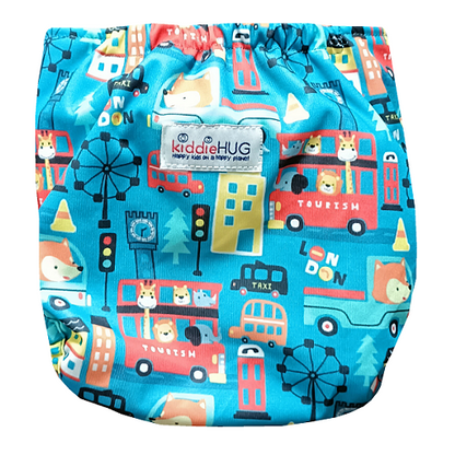 Freesize cloth diaper+Insert  - High Street(6kg-17kg) - Day time usage