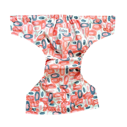 Freesize cloth diaper+Insert  - Marbles (6kg-17kg) - Day time usage