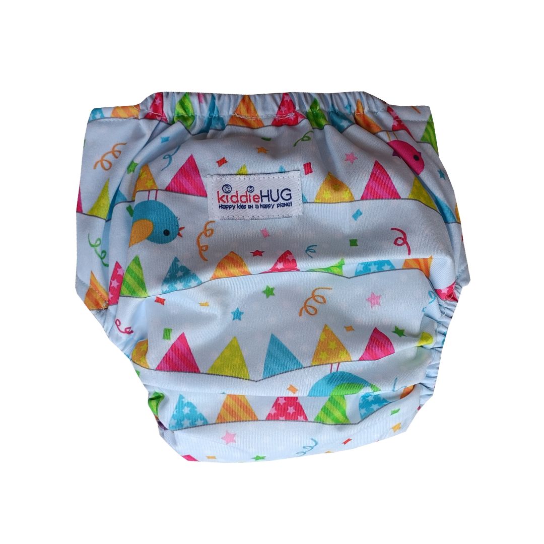 Freesize cloth diaper - Party-on (6kg-17kg) - Day and night usage