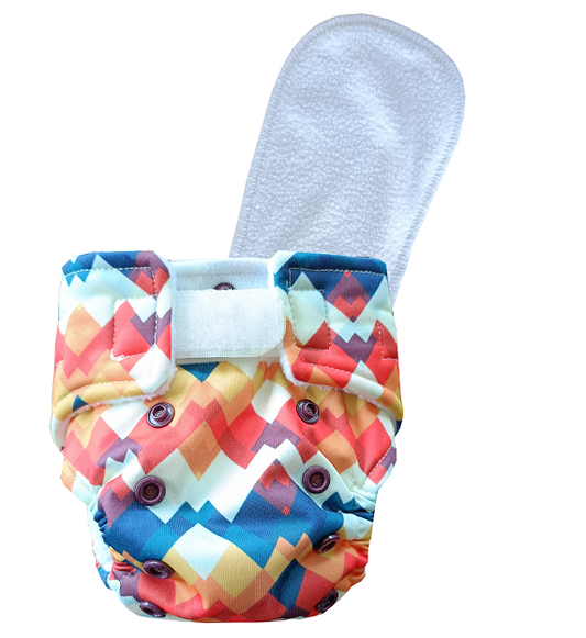 Kaleidoscope - Newborn diaper with 1 insert (2.5kg - 8kg)