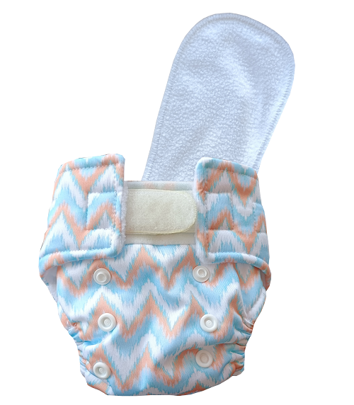 Ikkat Love - Newborn diaper with 1 insert (2.5kg - 8kg)