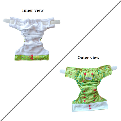 Green Mellow - Newborn diaper with 1 insert (2.5kg - 8kg)