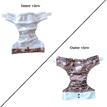 Sweet Heart - Newborn diaper with 1 insert (2.5kg - 8kg)
