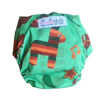 Freesize cloth diaper - Mirchi melodies (6kg-17kg) - Day and night usage
