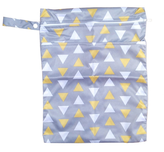 On The Go Wetfree Bag- Large - Triangles