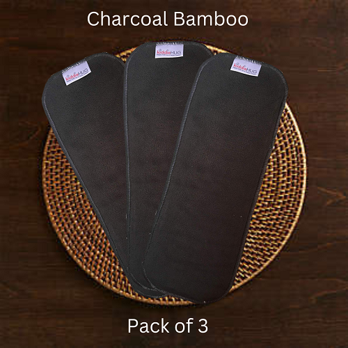 Charcoal Bamboo Insert - Set Of 3