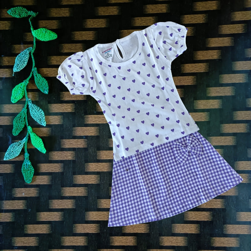 Tee & Skirt- Purple