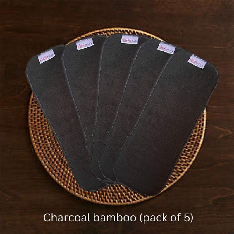 Charcoal Bamboo Insert - Pack Of 5