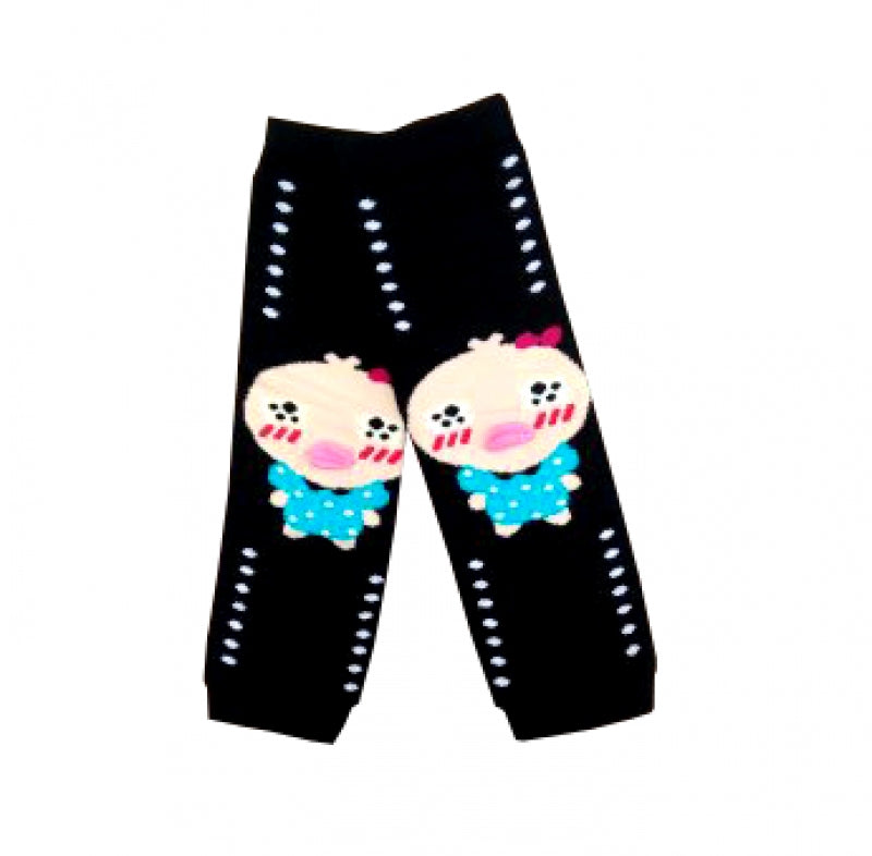 Leg Warmers - Tweety Blue- Black