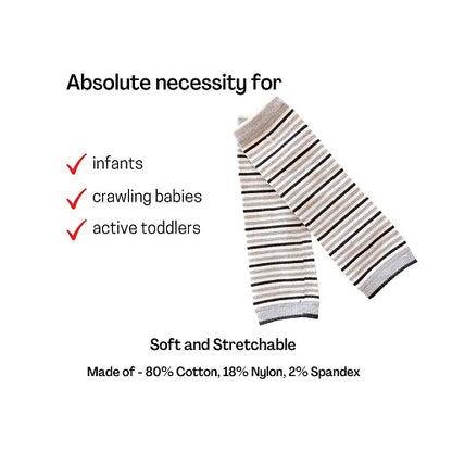 Leg Warmers - Gray Stripes