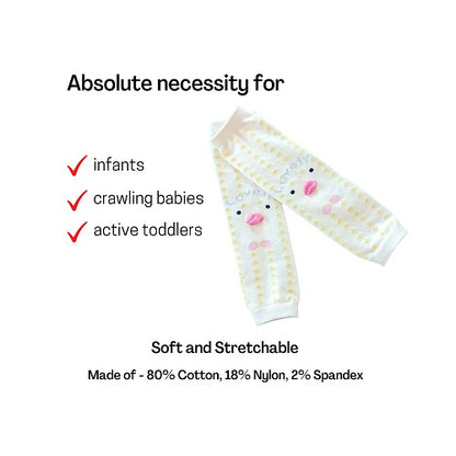 Leg Warmers - Polka Yellow