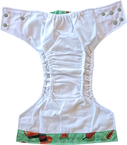 Freesize cloth diaper - Mirchi melodies (6kg-17kg) - Day and night usage